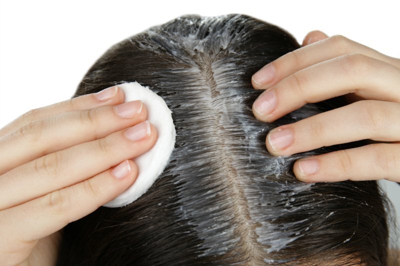 Coconut oil and amaranth hair loss mask