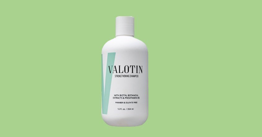 Valotin bottle, green background