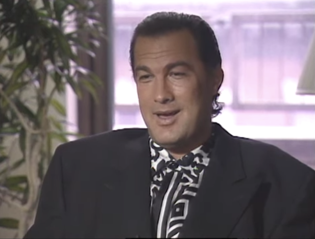 Steven Seagal Photograb from a 1992 video interview