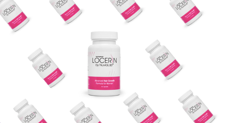 Locerin Bottles arranged in vertical order